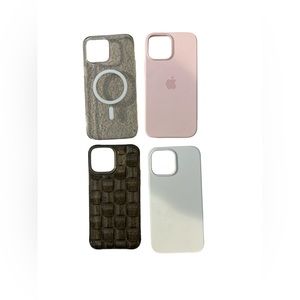 Set of 4 Apple iPhone 13 Pro Max Cases